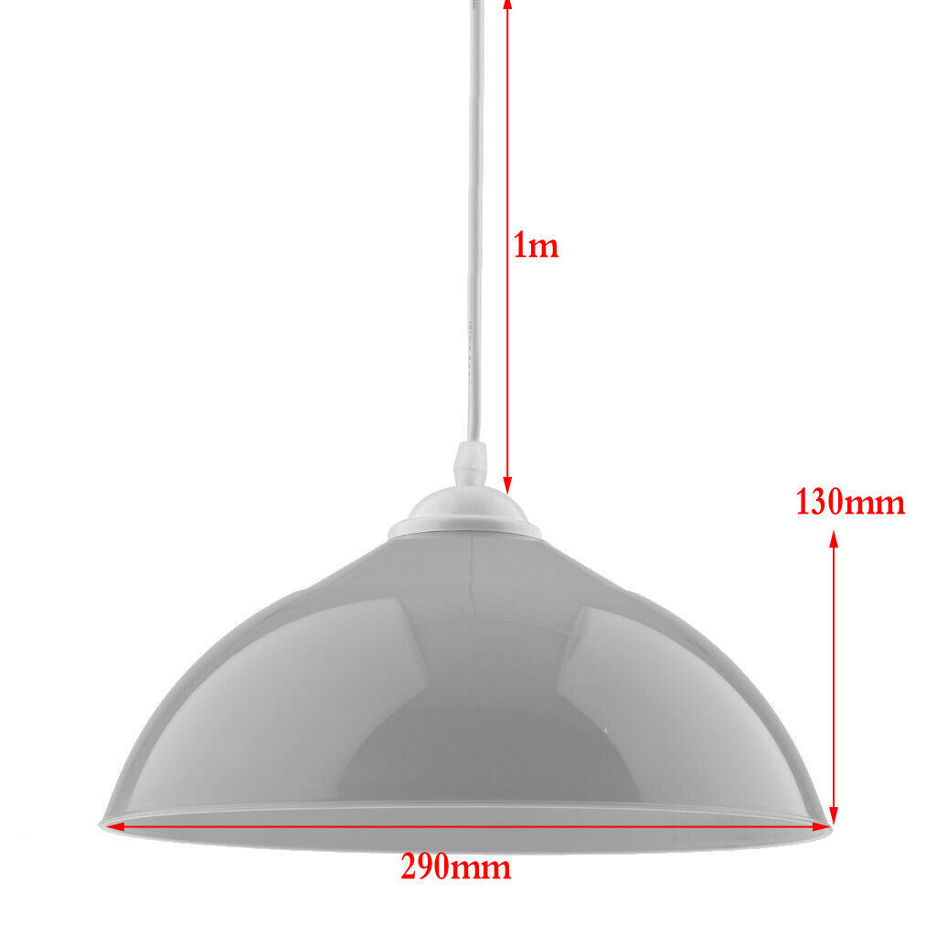 Pair Chandelier Shade Cover Pendant Lampshade Light Fixture Gray