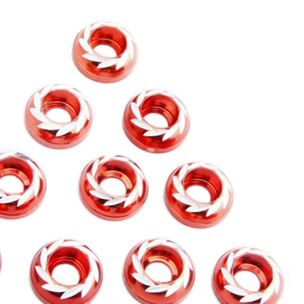10pcs Red Aluminum Screw  Car Wheel Wheel Tire Valve Stem NEW