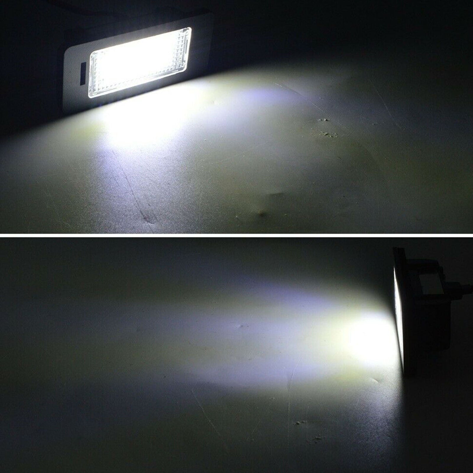 2x LED License Plate Light Lamps Error Free For Audi A4 B8 A5 S5 A7 A6 TT Q5 RS5