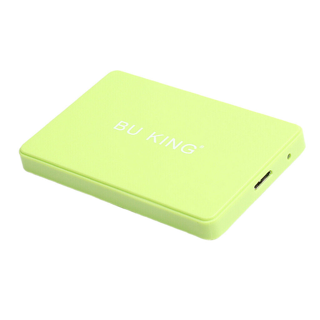 2.5'' 250G External Hard Disk Drive USB 3.0 Data Transfer HDD Box Case Green