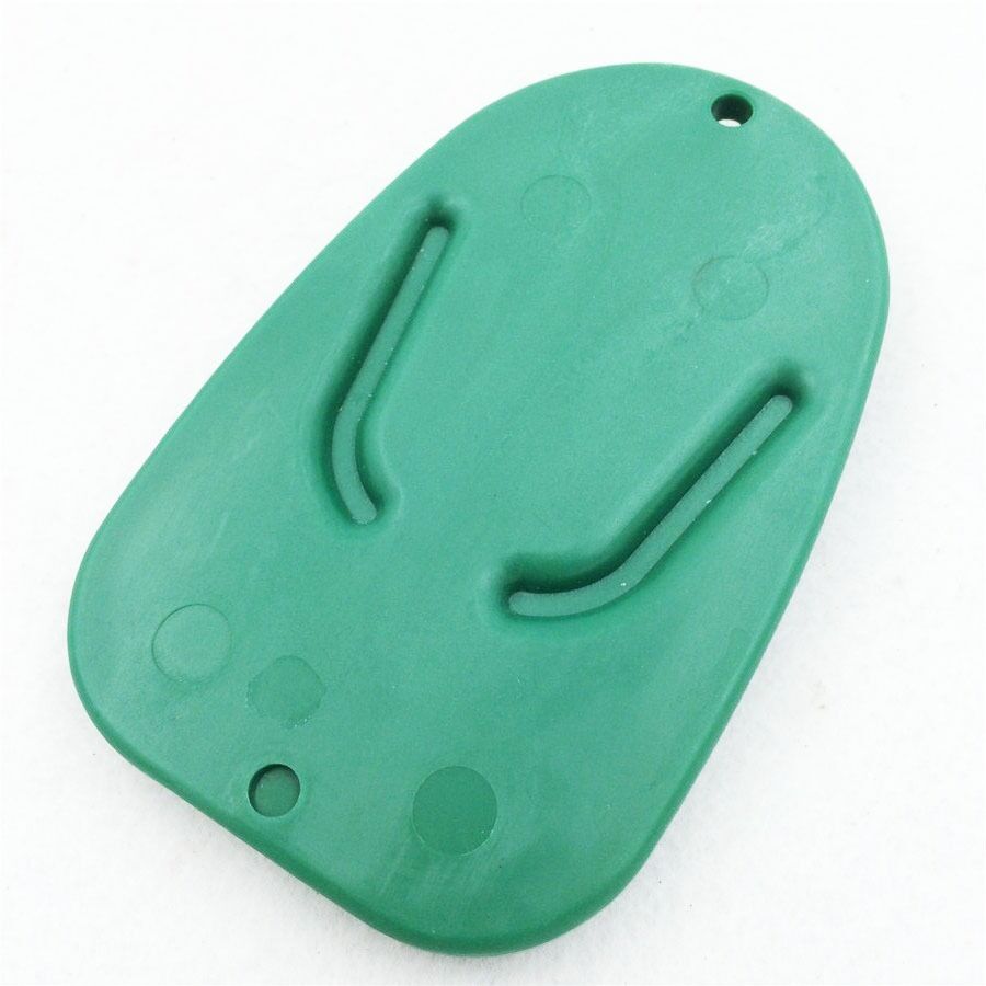 Green kickstand plate pad Universal fit for Universal motorcycle 5"x3.2"