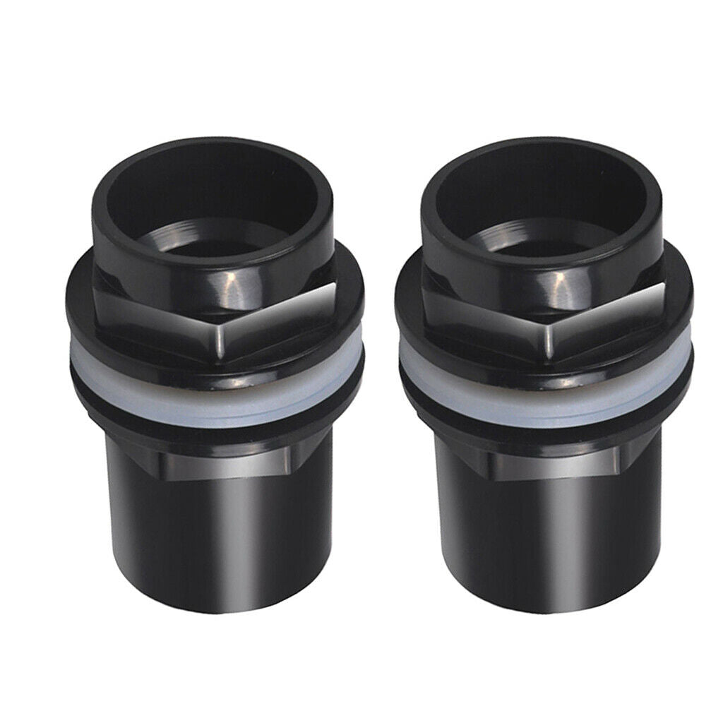 2x Fish Tank Pipe Joint Aquarium Pipe Connector Coupler Adapter 25mm Dia