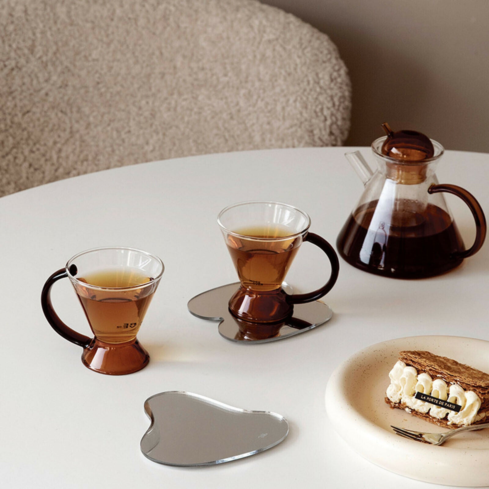 3Pcs Coaster Kitchen Accessories Tea Cup Pad Coffee Cup Coaster for Bar Home