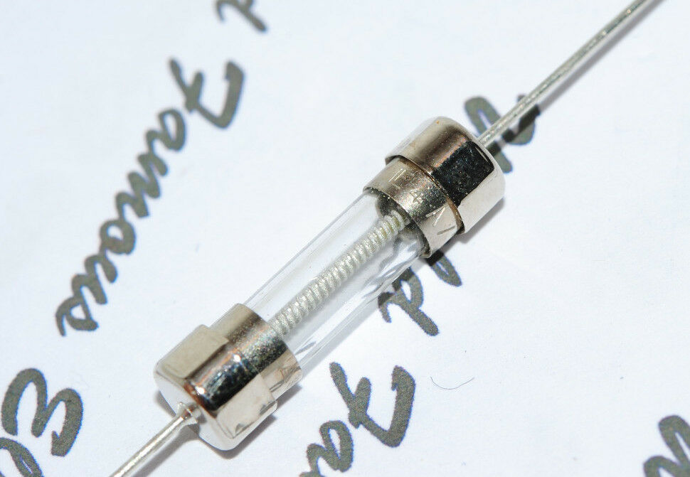 2pcs - Littelfuse 4A  125V 5x20mm Pigtail Glass Fuse - For Audio
