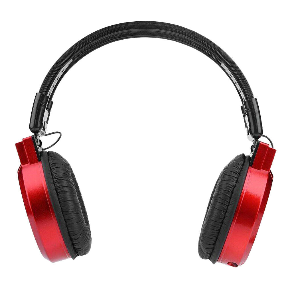 Universal Headset Wireless Sport Gym Headphones Earphone With Screen Red