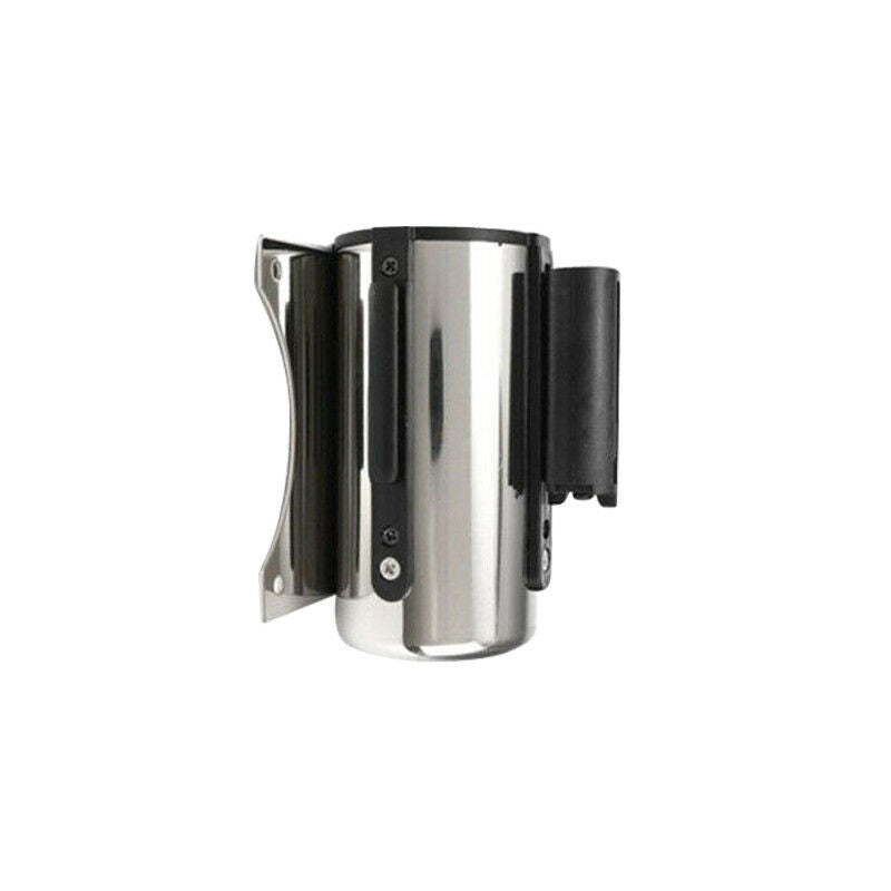 4 Meter Retractable Crowd Control Stanchion Queue Barriers Black Strap belt