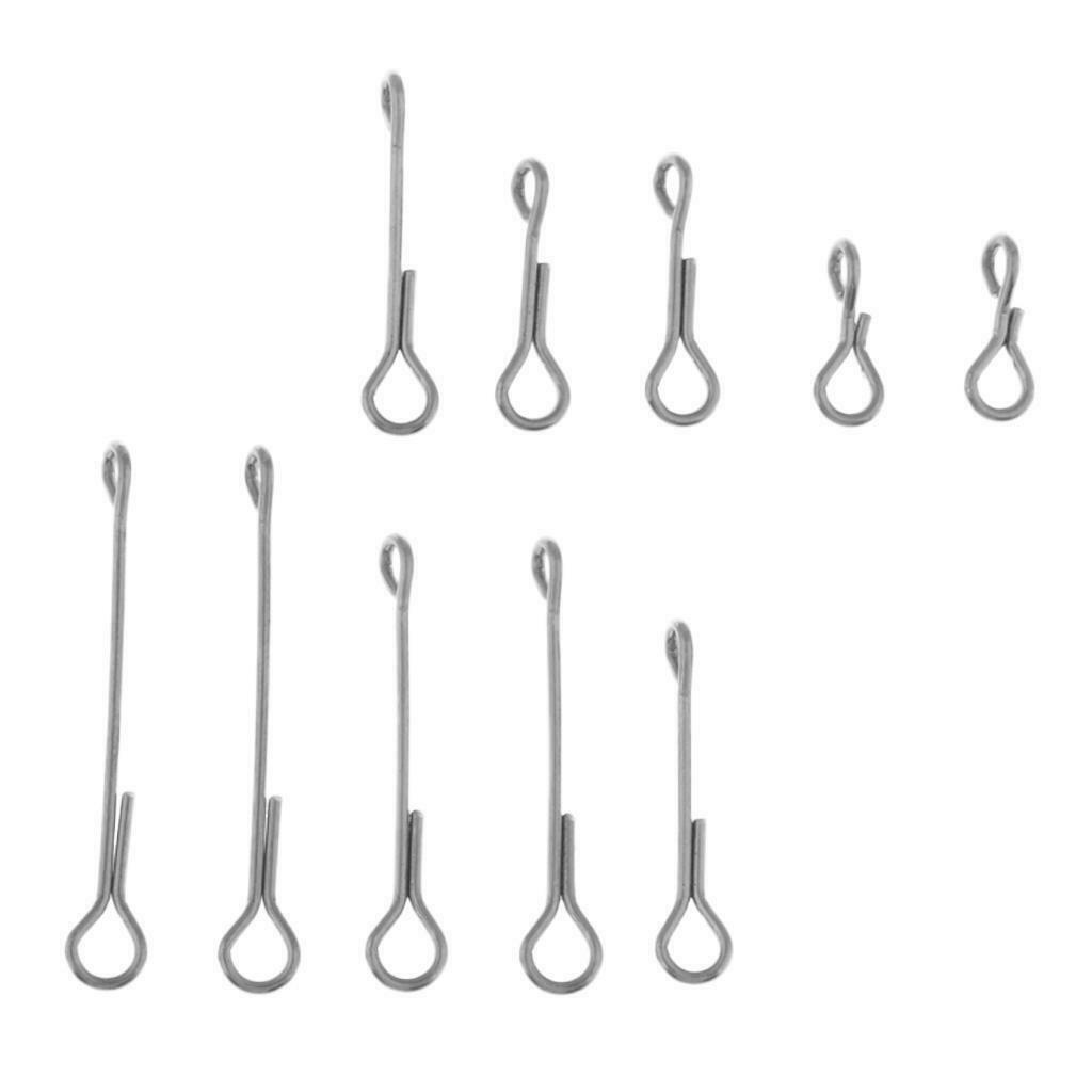 Lots 60 Fly Tying Articulated Shanks Fishing Flies Body Tackle 5 Sizes