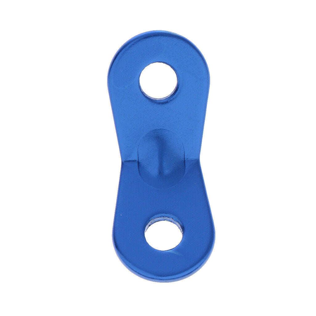 10x Blue Strong Bent Aluminum Alloy Guyline Runners for Camping Tent Awning