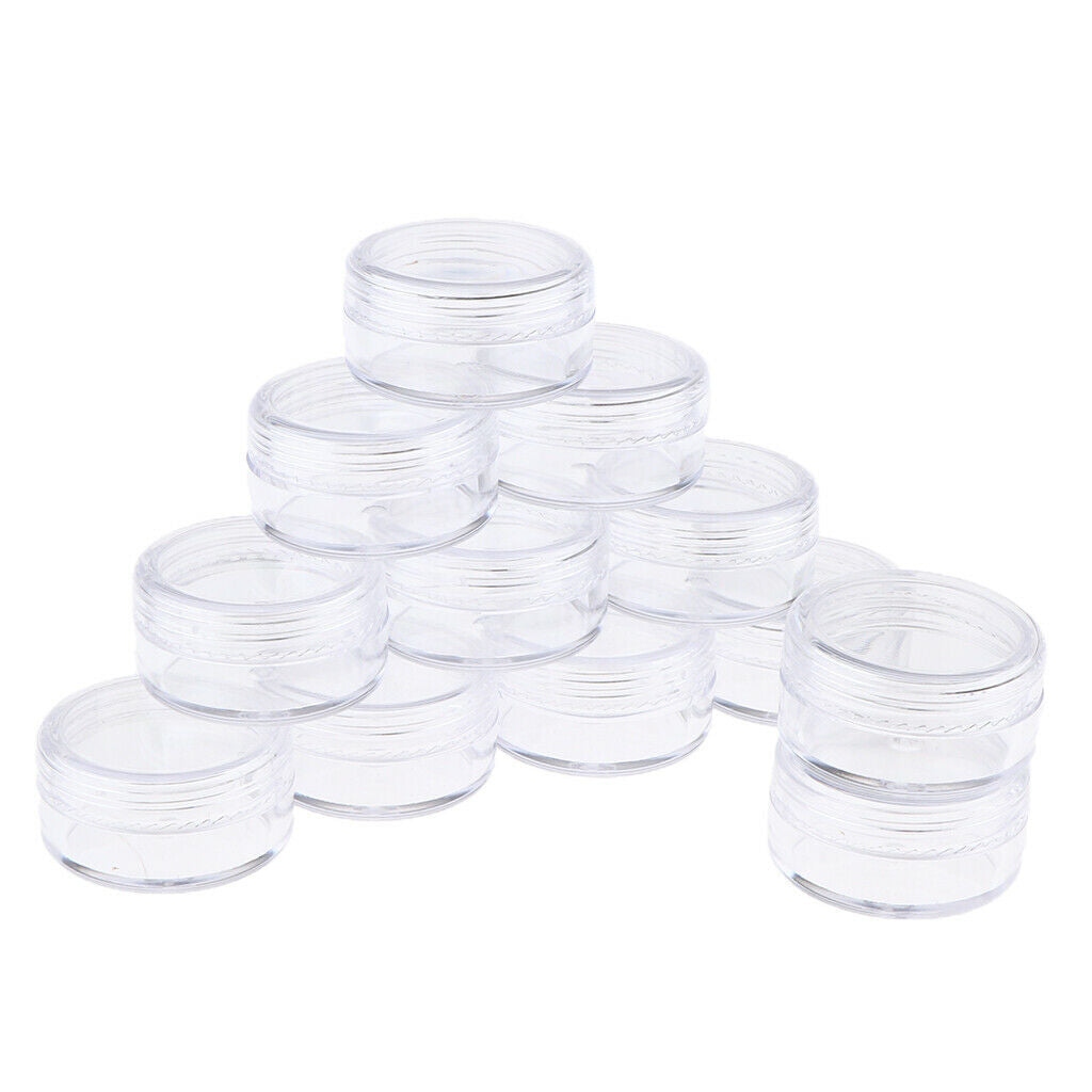12 Compartments Clear Plastic Fishing Tackle Box Hooks Bait Storage Case
