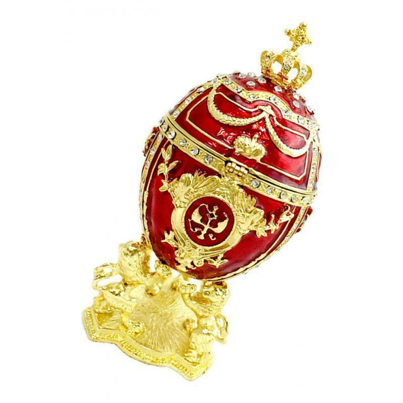 European Style Easter Egg Jewelry Box Jewel Storage Organizer Event Home Decor,
