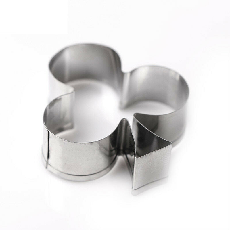 Delidge 4pcs/set Poker Cookie  Stainless Steel Playing Cake Fondant Mold .l8