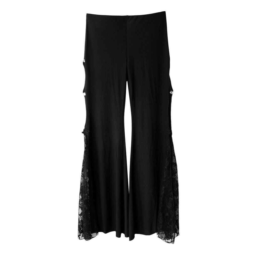 Belly Dance Costumes Flank Openings Lace Trousers Dancing Latin Yoga Pants