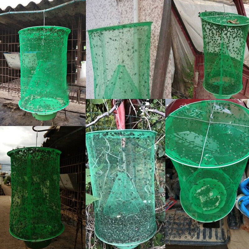 Hanging Flycatcher Folding Fly Trap Mosquito Trap Top Catcher Fly Wasp InseS.DD