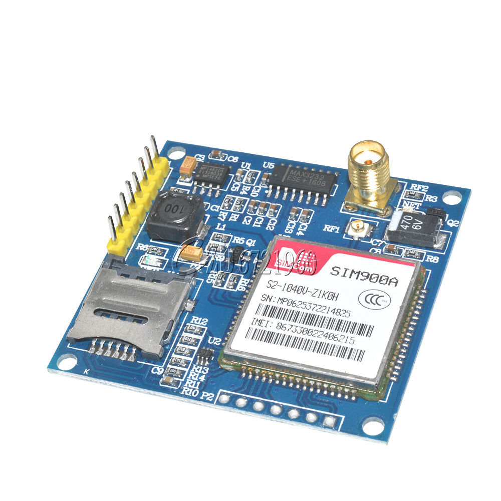 SIM900A 1800/1900 MHz Wireless Extension Module GSM GPRS Shield Board + Antenna