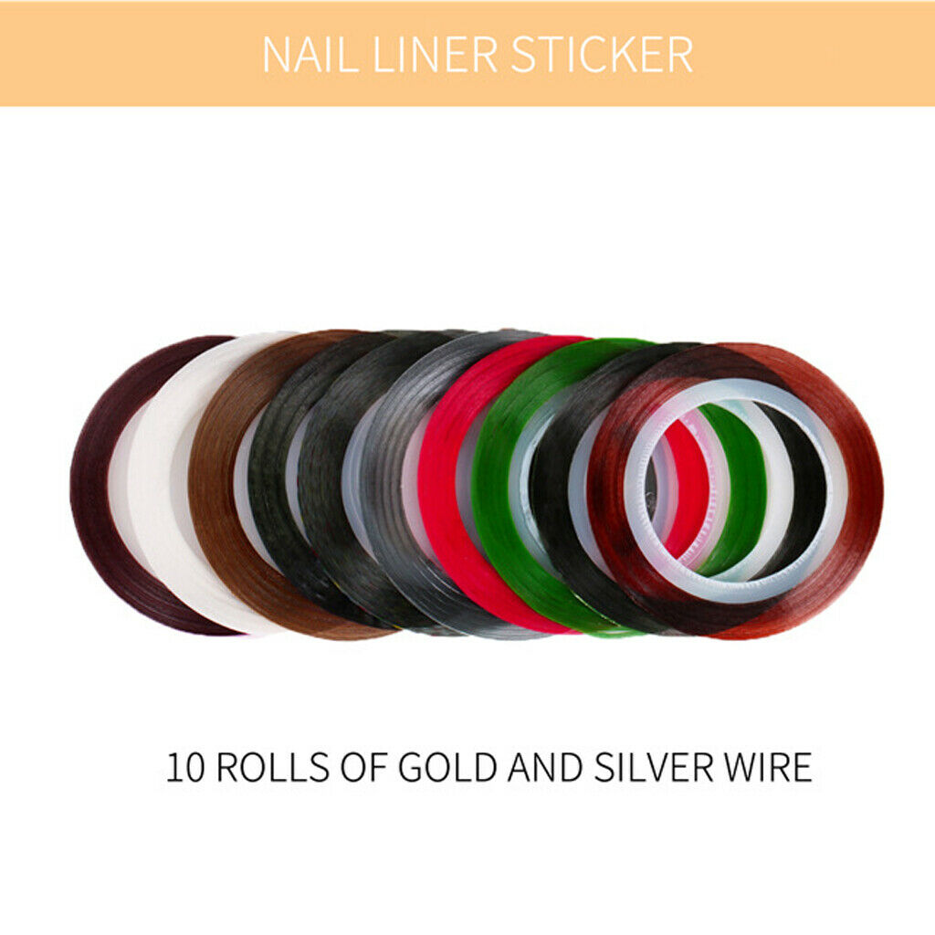 12 Pack Nail Dryer Light Polisher Crystals Brushes Nail File Striping Tapes