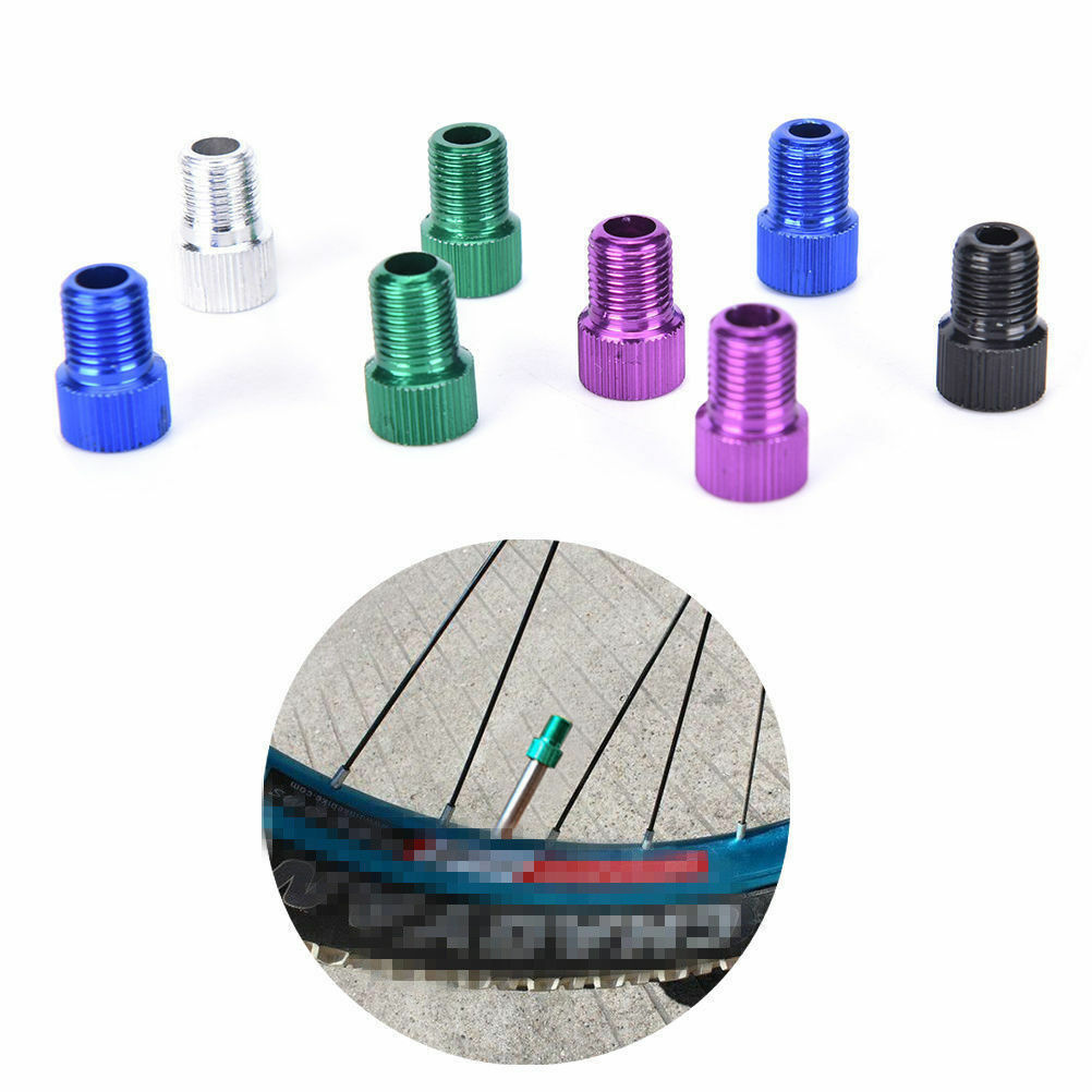 5 PCS Presta to Schrader Valve Adapter Converter Bike Cycle Bicycle Pump Tools