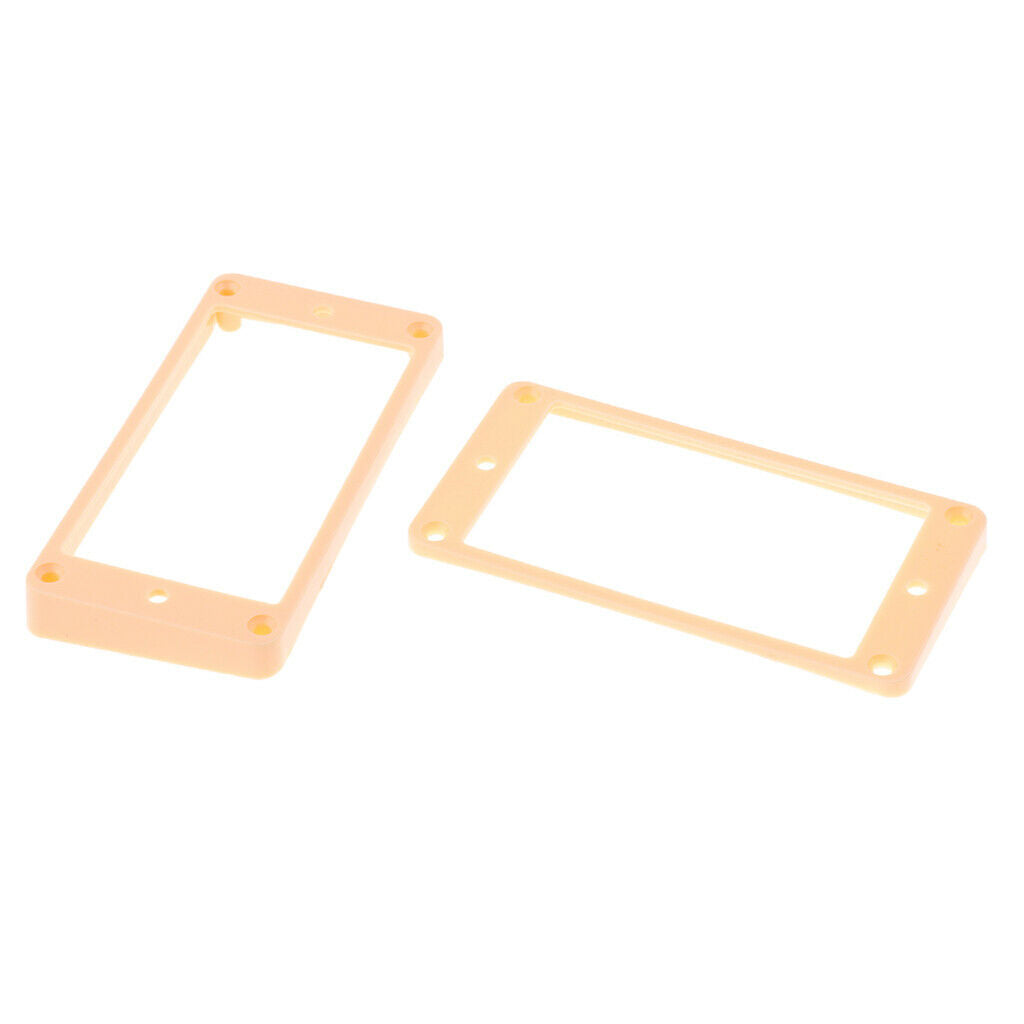 6pcs Curved Neck Bridge Humbucker Pickup Mounting Rings for LP Electric Guitar