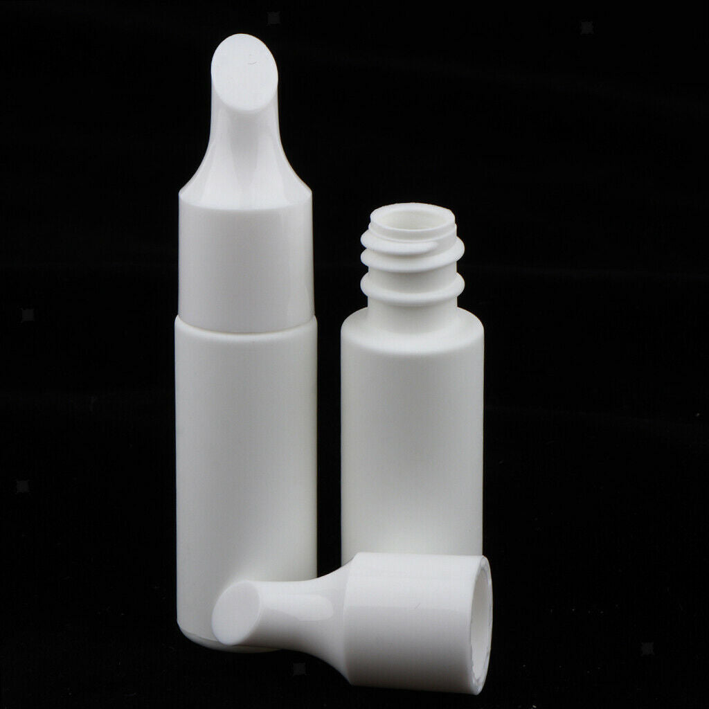 10 Pcs Soft Material Cosmetic Tattoo Color Squeeze Sample Bottle 10ML 15ML