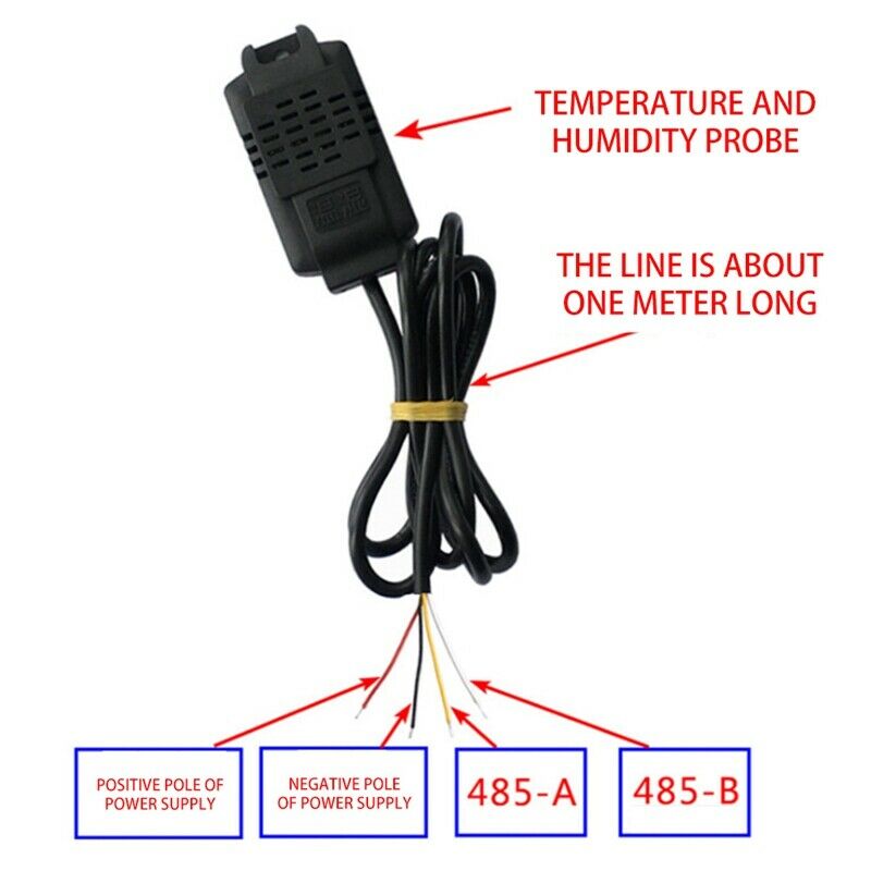 MD01 Temperature and Humidity Transmitter SHT20 Sensor Industrial-Grade TemperK7