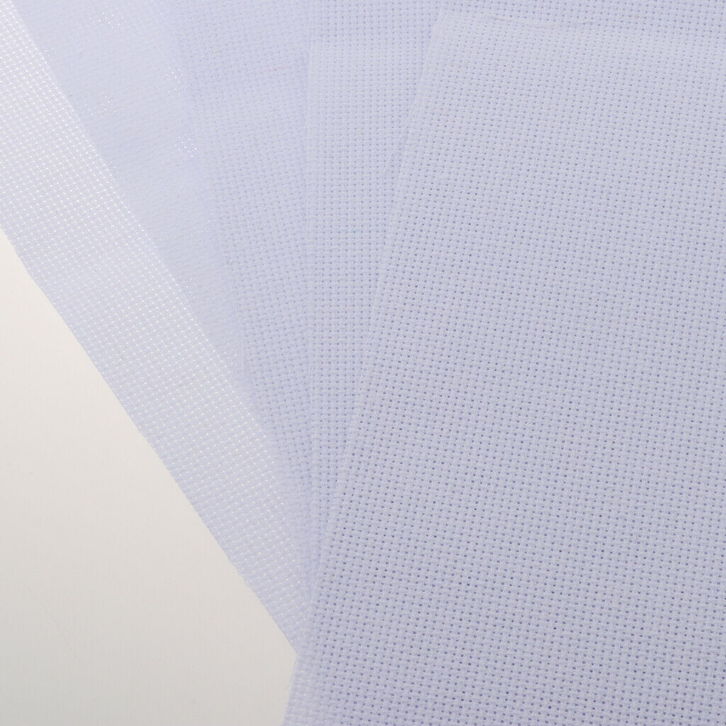4Pcs Classic Reserve Aida Cloth Cross Stitch Cloth for Embroidery Craft 14CT