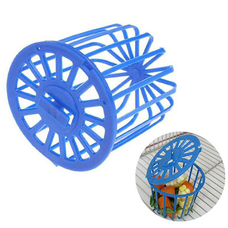 Pet Bird Parrot Feeder Cage Fruit Vegetable Holder Basket Cage New Hangi.l8