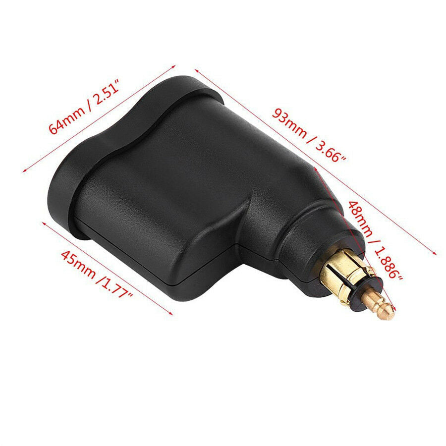 Waterproof Motorcycle Dual USB Port 3.3A Charger Adapter For BMW