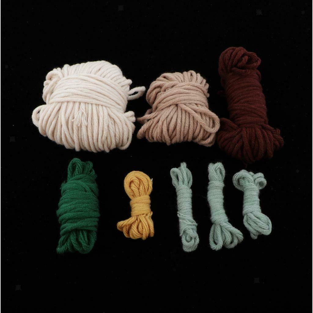 Punch Needle Starter Kit Rug Material 8'' Hoop DIY Stitching Tools Set