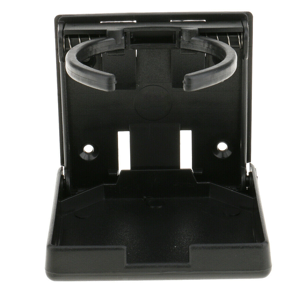 4pc Adjustable Folding Cup Drink Holder for Marine Boat Caravan Car RV Black
