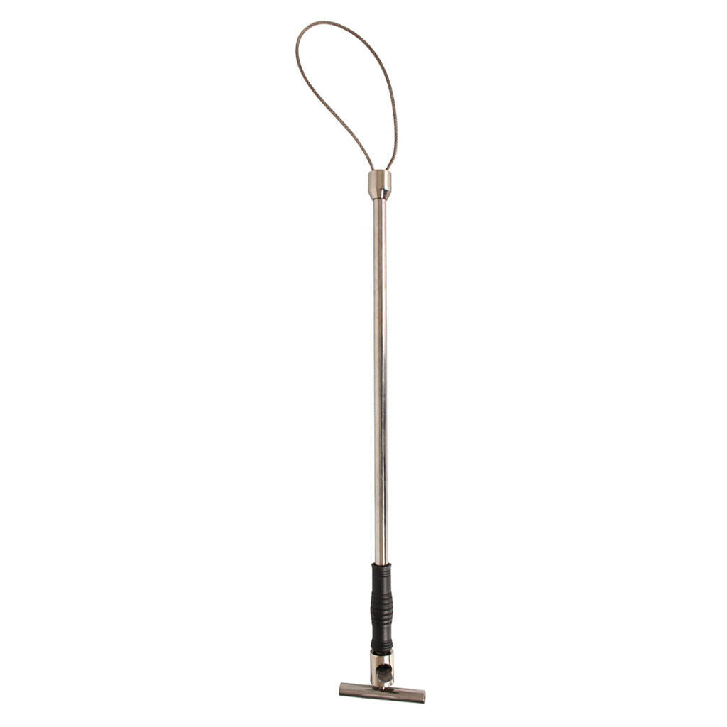 Stainless Steel Hog Rod Type Holder Pig Catcher Tool Swine Pig Farm Iron Pig
