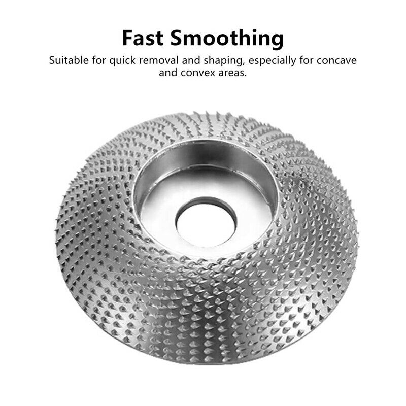 Grinder Shaping Disc Wood Angle Grinder 5/8 Inch Bore Tungsten Carbide WoodworZ8