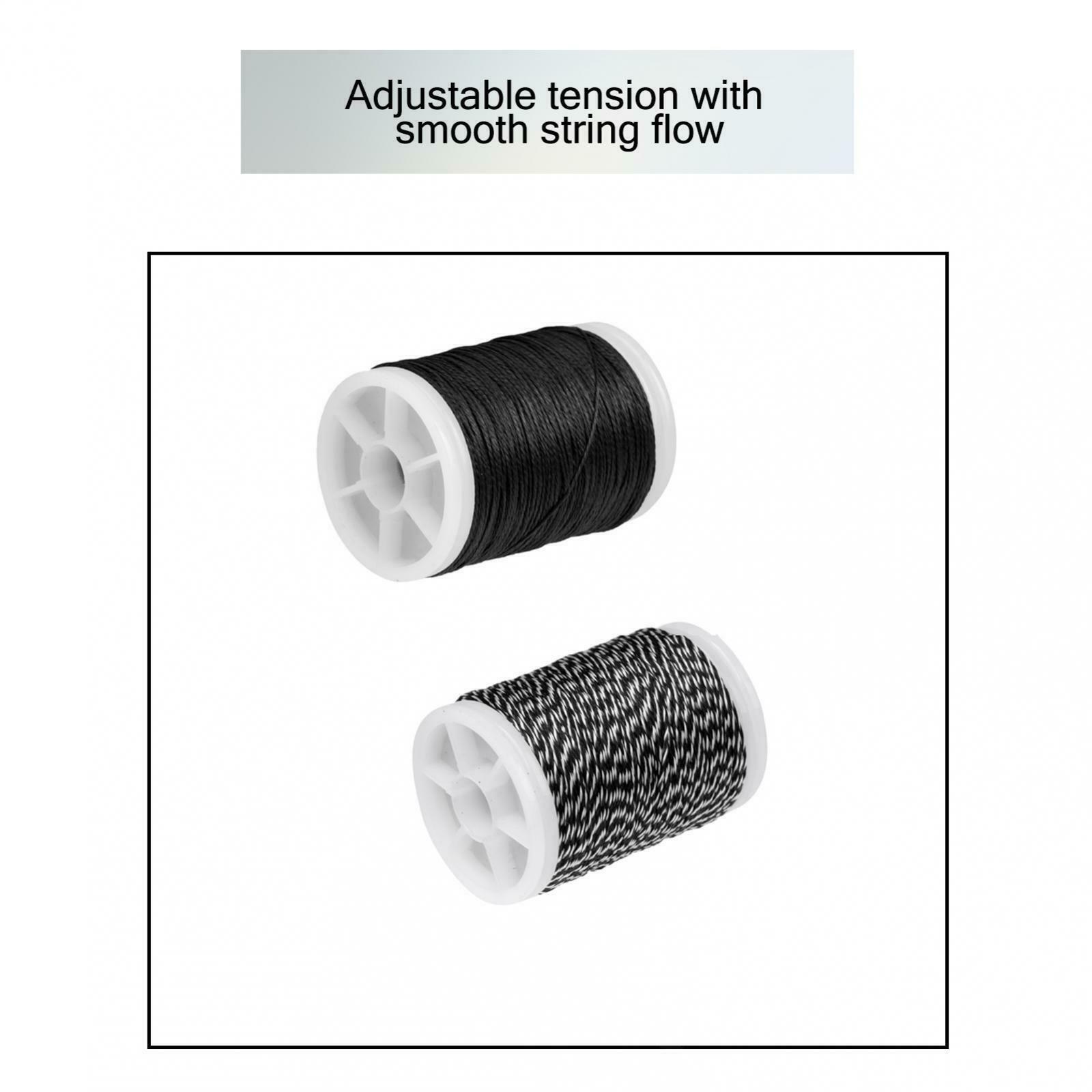 Archery Bow String Serving Jig Tool with 2 Rolls Bow String Serving Thread