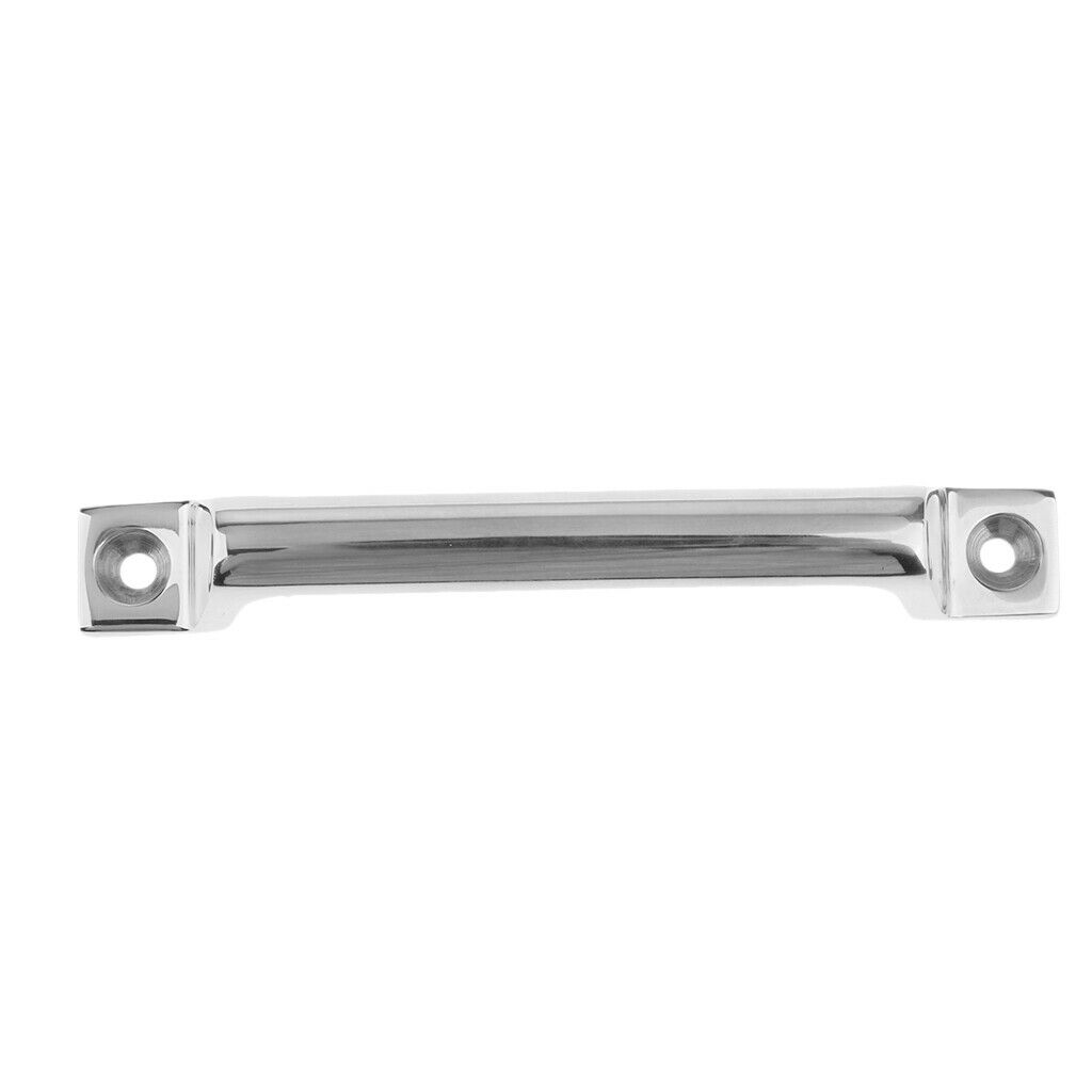1Pair Polished Stainless Steel 6.3Inch Boat Handle Rail Grab Bar