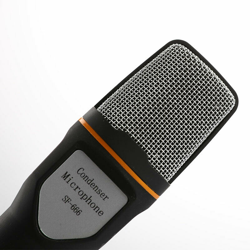 Metal USB Condenser Recording Microphone For Laptop KTV Studio Recording Vocals