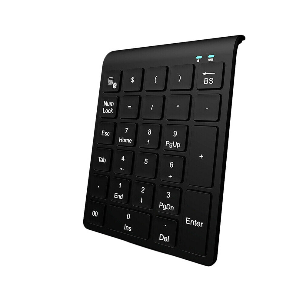 27-Key Bluetooth Wireless Numeric Keypad Mini Numpad Digital Accounting Keyboard