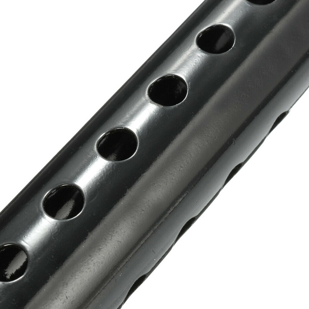 2Pieces Universal Motorcycle Exhaust Pipe  Baffle  Black 35mm