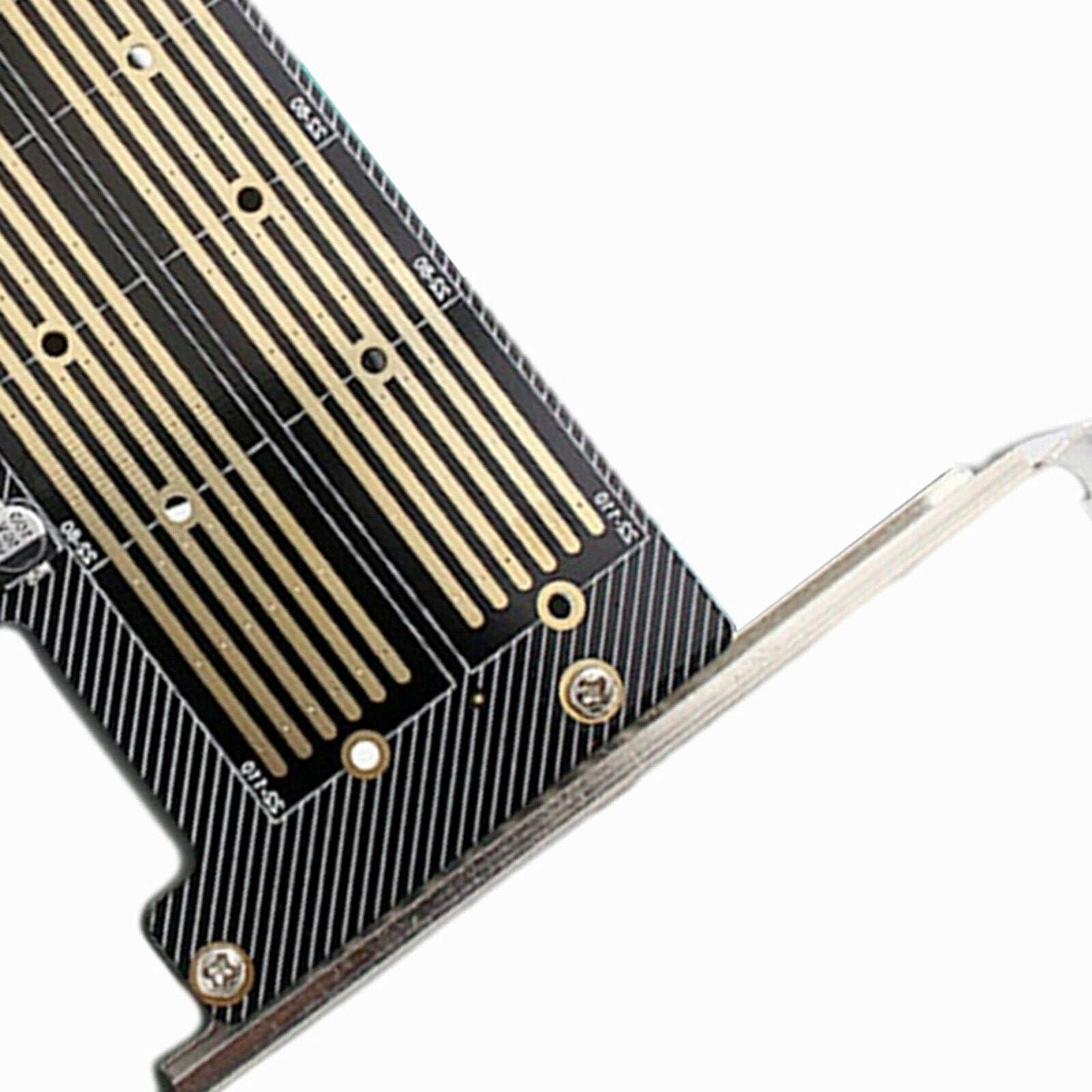 Dual PCIe to M.2 NVME Adapter M Key B Key For Desktop PC M.2 SATA SSD 2240