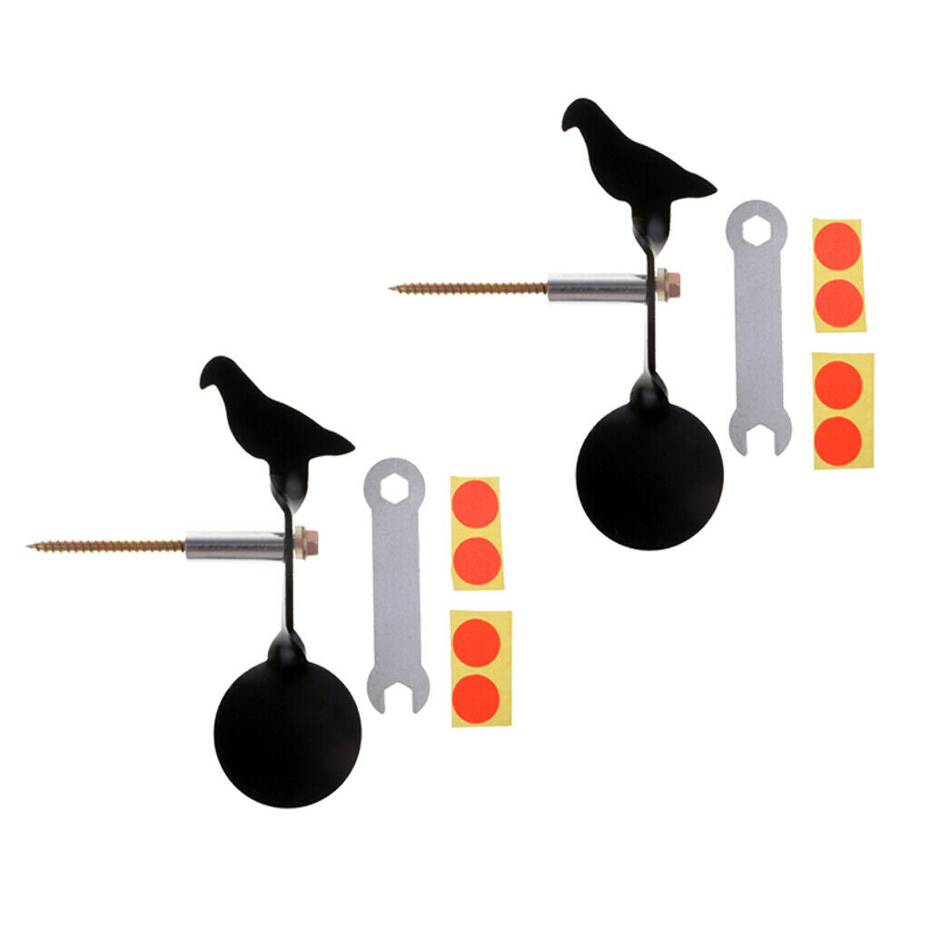 Pack of 2pcs Portable Rotate Spinners Targets for Shooting Training Practice