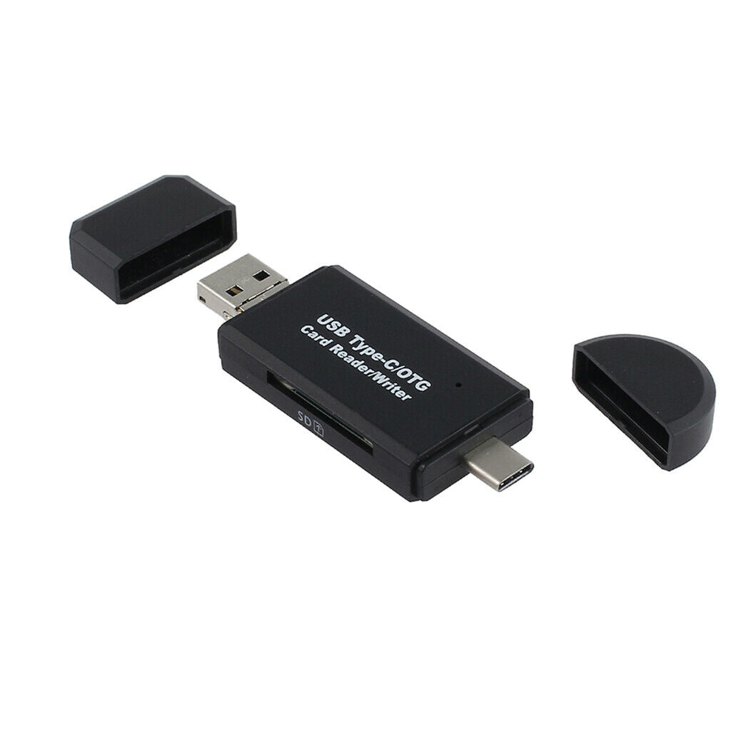 4-in-1 Multi-Function OTG Card Reader USB C Type C SD/Micro SD/TF Card Reader