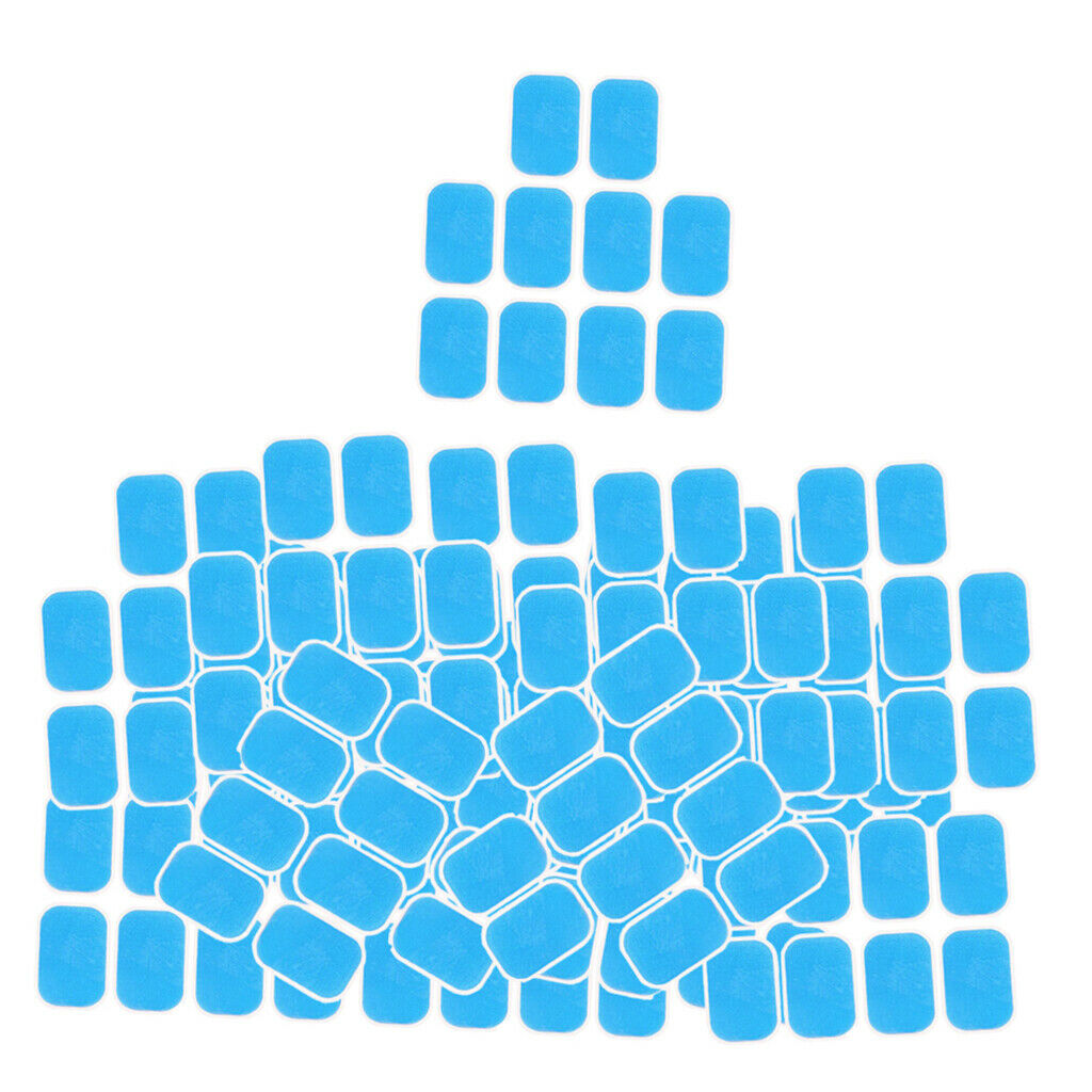 100 Pieces Electrostimulation Gel Pads Replacement Sheet Patches For Belt