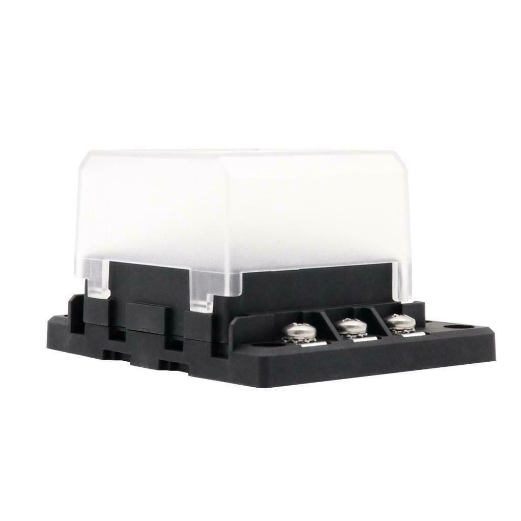 6 Way 12V-32V Car Power Distribution  Fuse Holder Box Block Panel Fuse Boat