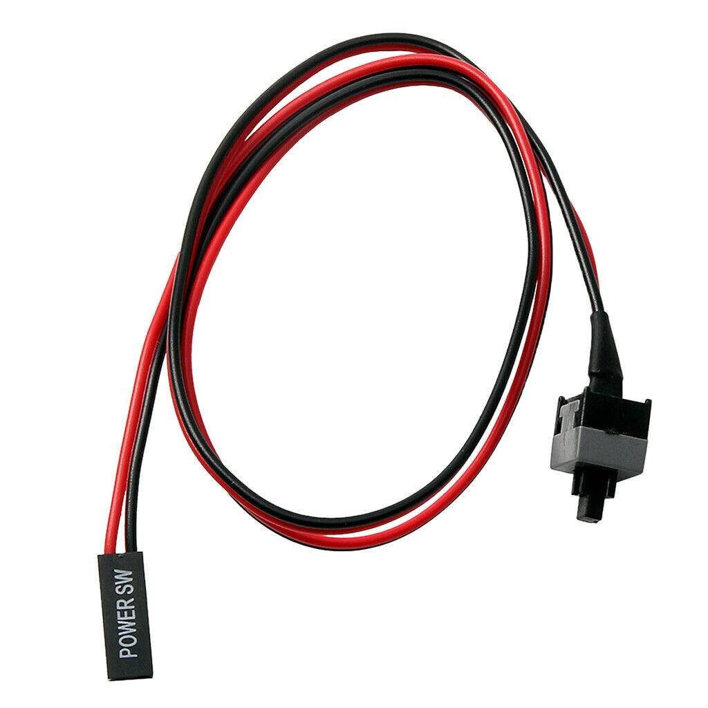 2-pin PC Restart Power Cable ATX Switch Wire Power Cable