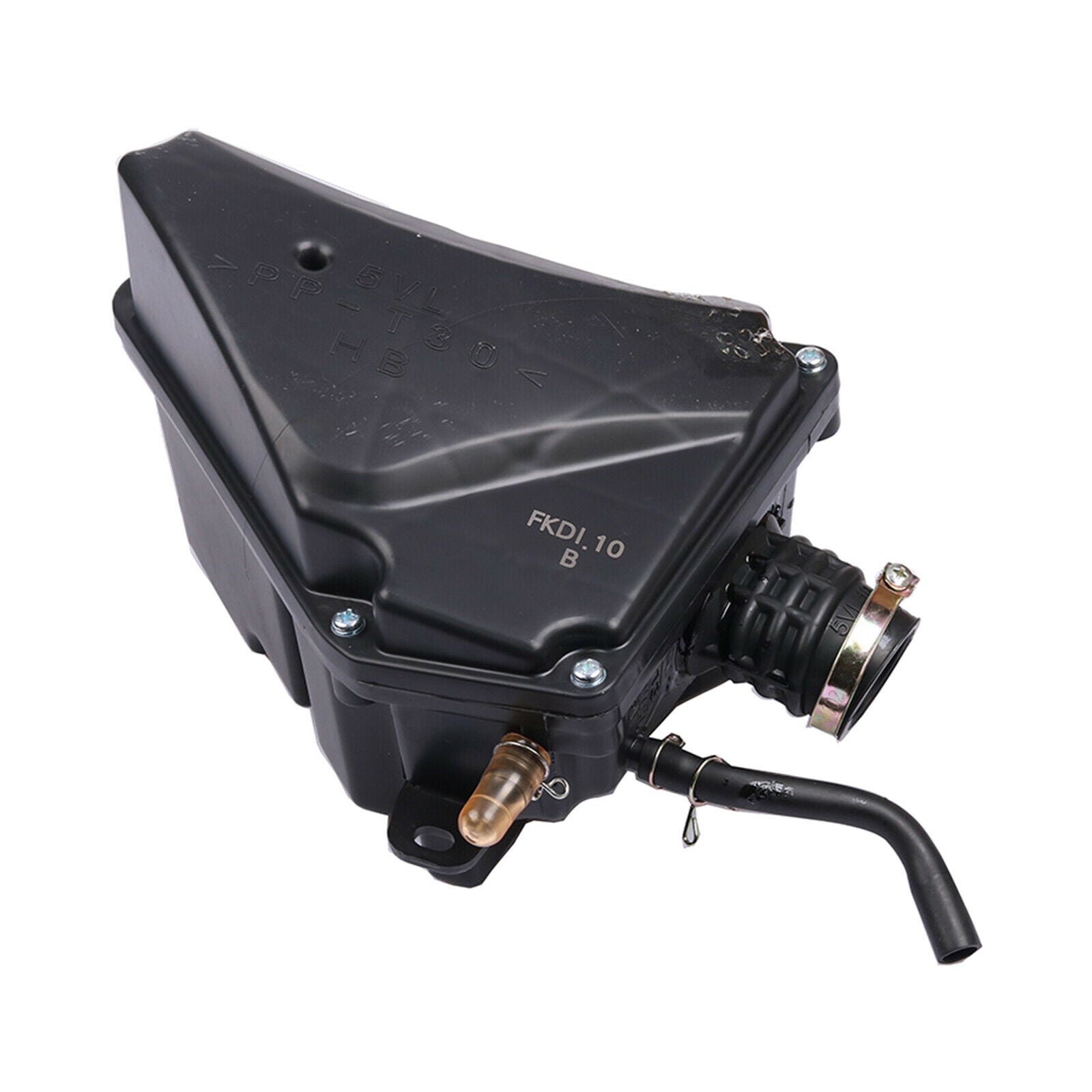 Air Filter Cleaner Box Air Intake Box for Yamaha YBR125 JYM125 Engine Black