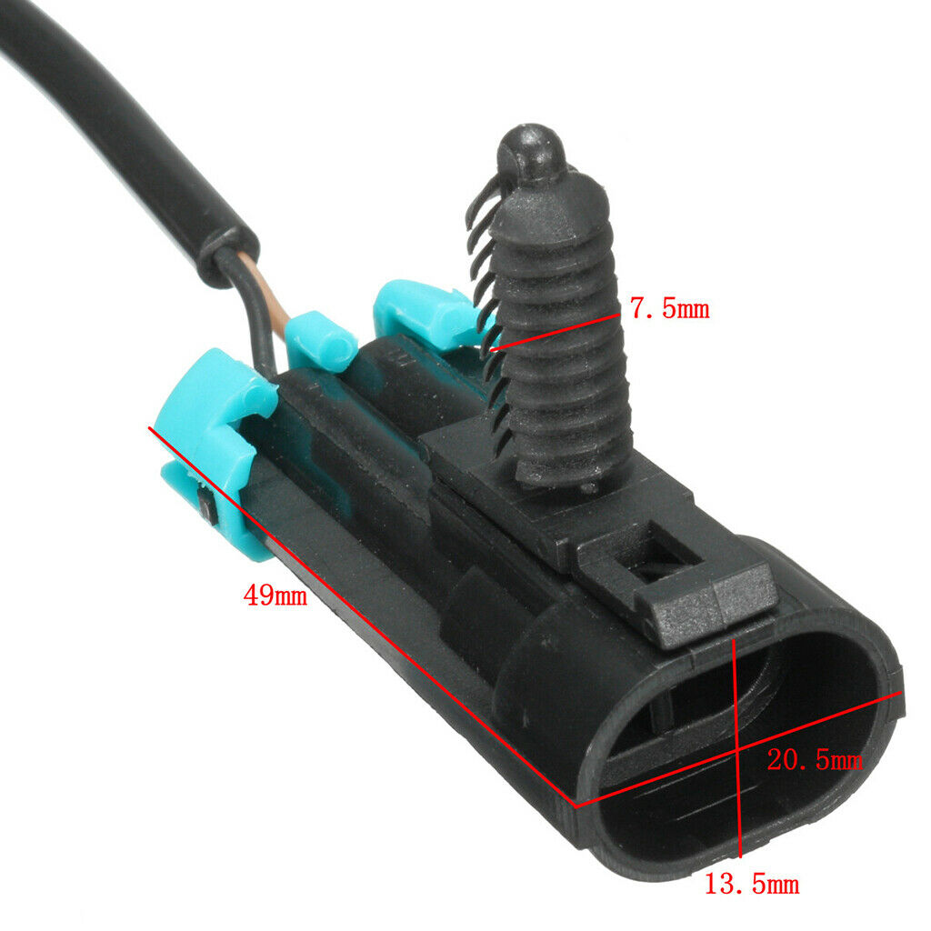 Rear Left + Right ABS Wheel Speed Sensor For Chevrolet Silverado GMC Sierra