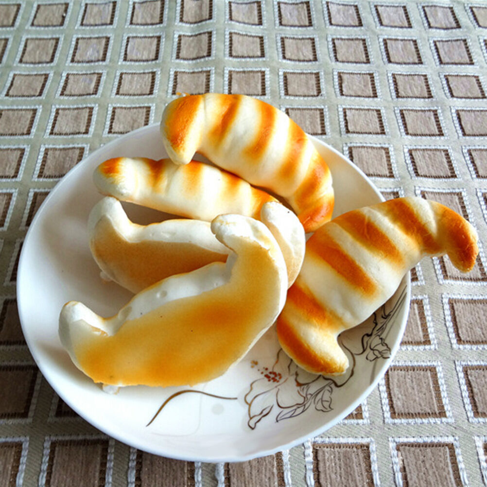 Lovely Croissants Soft Diy   Phone Charm Bread Straps 8Cm .l8