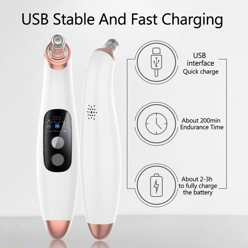 Electric Blackhead Remover Vacuum Cleaner Men Women Face Skin Care