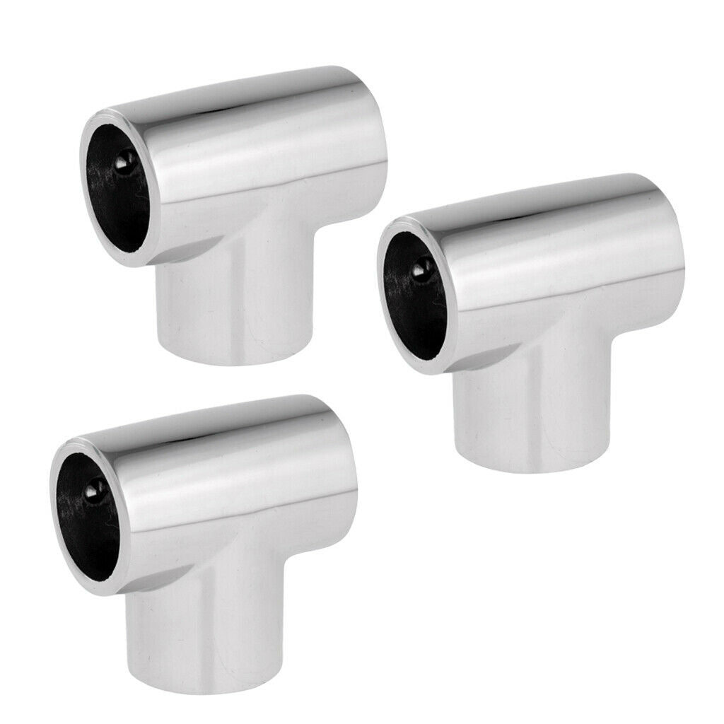 3pcs Boat Hand Rail 25mm T Stu Marine Stainless Steel Hardware Fittings