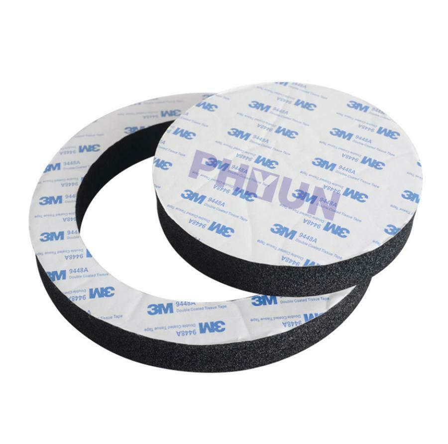 4 Pcs 6.5 in Rubber Foam Car Speakers Soundproof Cotton Rings Beautify the Sound