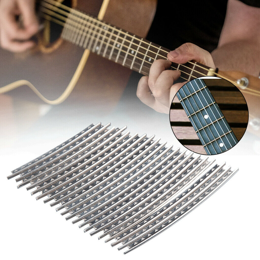 20 Pack Guitar Fret Wires for Guitars Music Instrument Supplies 2.0mm Width