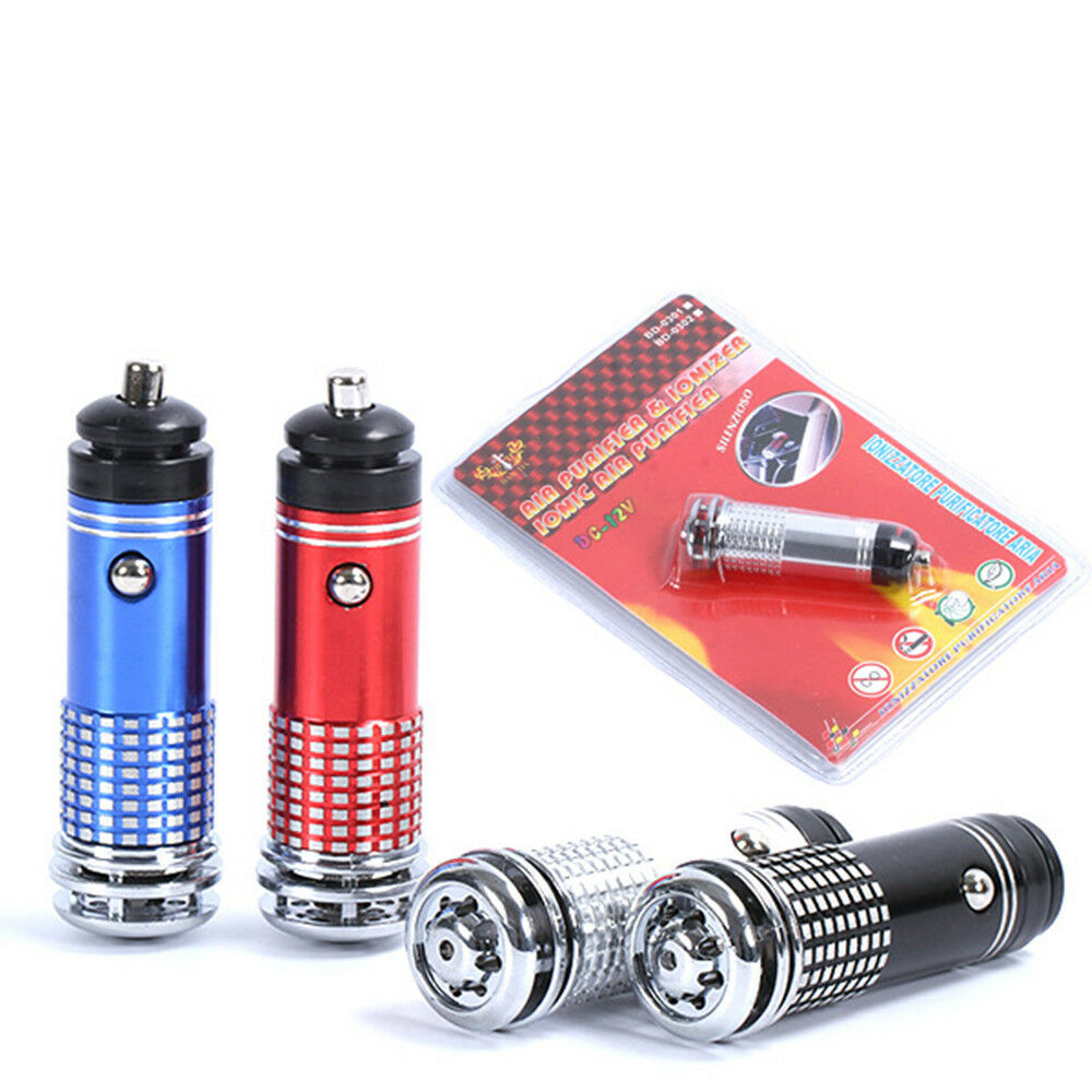 Auto Car Fresh Air Freshener Ionic Purifier Oxygen Bar Ozone Ionizer Cleaner US