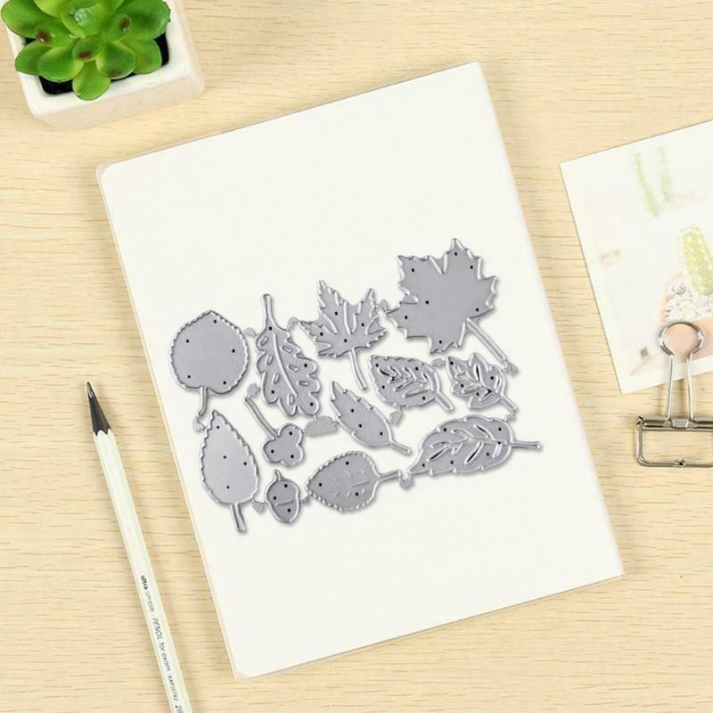 Thanksgiving Maple Leaf Metal Cutting Dies Stencil DIY Scrapbooking Album Paper